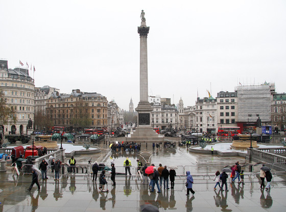 Trafalgar Square, Tom Cruise, All You Need Is Kill Trafalgar Square, Tom Cruise, All You Need Is Kill